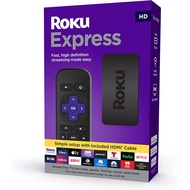 Roku Express | HD Streaming Media Player with High Speed HDMI Cable and Simple Remote