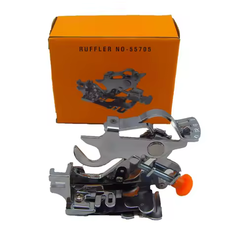 Ruffler Sewing Machine Parts Presser Foot Press Feet Sewing Accessories Low Shank for Brother Singer
