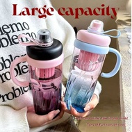 Bpa Free Straw 1000Ml Water Botol Mug Handle 1L Drink Sport