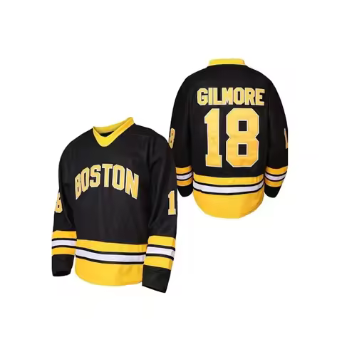 Movie Adam Sandler #18 Happy Gilmore Ice Hockey Jersey Outdoor Sports Cosplay 1996 Hip Hop Clothing 
