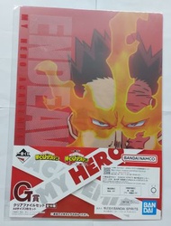 BANDAI - 一番賞 我的英雄學院 二人的仰慕 G賞 A4 File 文件夾 文件套 週邊文具No.10 轟炎司 奮進人 & 霍克斯 [平行進口]