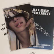 Kpop Photocard: Tarzzan Album Card, Tazan AllDayProject (ADP) Album Card, Black Label Mixed Group Ca