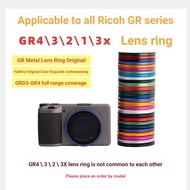 ** Suitable for Ricoh GR4 Lens Ring GR3X GR3HDF Metal Version Colorful Lens Ring Original Camera Acc
