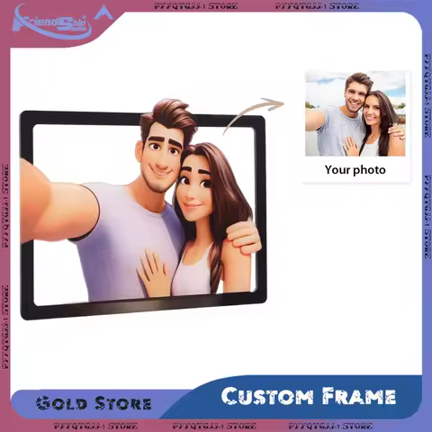 Personalized Photo Custom Cartoon Photo Frame Pet Dog Cat AI Animation Character Avatar Design Valen
