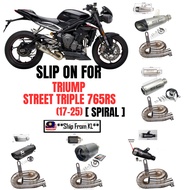 Slip On For TRIUMPH STREET TRIPLE 765 S R RS 765S 765R 765RS 2017 - 2023 Motorcycle Exhaust Escape 5