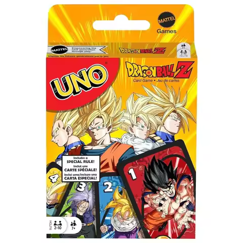 UNO Dragon Ball Z Card Mattel Games UNO Dragon Ball Z Card Game for Family Night Featuring Tv Show T
