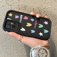 HP Phone Case For VIVO Y75 5G Y77 5G Y33s 5G Y33e 5G Case Heart Pigment Cute Cartoon Softcase Silico
