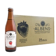 Albens Cider Apple &amp; Strawberry Cider 24 x 330ml