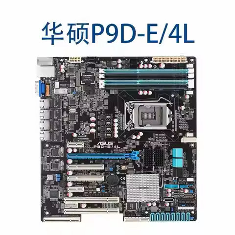 ASUS P9D-E/4L Servers Motherboard LGA 1150 Intel C224 DDR3 32GB support Xeon E3-1200 v3 1×PCI-E X16 
