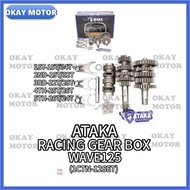 RACING GEAR BOX FULL SET engine gear racing modify gear 5th 5speed pnp only wave125 w125 wave 125 wa