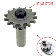 T8F Clutch Drum Gear Box Sprocket Axle fit 33cc 43cc 49cc Engine 11 14 17 20 tooth Gear Box for Scoo