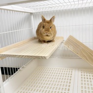Dayang R81pro Rabbit Cage Two-Tier Platform Solid Wood Jumping Board Guinea Pig Floor Stairs R100pro