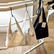 Depound Korean Version Commuter Bag Female Bow Strap Shoulder Bag Literary Classy Large-Capacity Tot