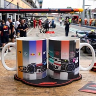 Custom Mug F1 All Teams Livery Grid Edition Ceramic Cup Formula 1 Souvenir Gift Collection Car Cup F