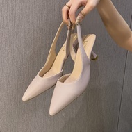 Kasut tumit bogel stiletto wanita baru, sandal tumit tinggi musim panas