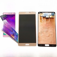 จอแสดงผลโทรศัพท์ Samsung Note4 N9100 N9108 N9109V N9106W ชิ้นส่วนโทรศัพท์มือถือจอแสดงผลภายในและภายนอ
