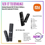 Global Xiaomi Mi TV Stick 1080p 1GB Ram 8gb|4K 2gb Ram 8GB|MI Box S 2nd Gen Android TV Chromecast WiFi BT Eng Version