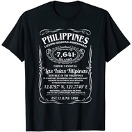 Pinoy Philippine Facts Filipino  T- Shirt Pure  Cotton Tanks for Adults (man) Short Sleeve T Anks  O