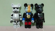 100% bearbrick 殭屍， starwars
