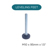 Leveling Feet M10 x 95mm x 1.5" (Set Of 4) Decorative Legs Easy To Use Strong And Durable