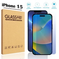 iPhone 15 screen protector / iPhone 15 Plus/ Pro/ Pro Max screen protector/ Temperted glass/ Crystal