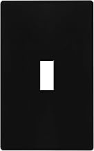 TG Mid-Size Screwless Toggle Light Switch Cover, Child Safe Switch Wall Plate, Medium Size 1-Gang 4.