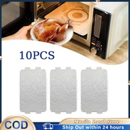 10Pcs Microwave Oven Mica Plate Replacement Mica Sheet 11.6*6.4cm Microwave Oven Repairing Accessory