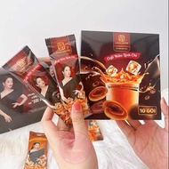 Cà Phê Nấm Linh Chi Laura Coffee (Hộp 10 gói x 18g) - Laura Sunshine Nhật Kim Anh Chính Hãng