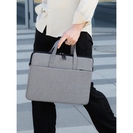 Cross-Border logo New Style Computer Bag MacBook Portable Notebook Bag Solid Color Business Commuter