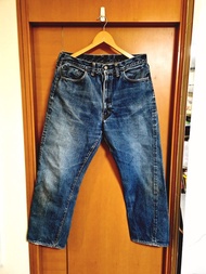 原版 50s Levis 501ZXX Big E 窩釘牛仔褲 Jeans size:33x28.5 #W