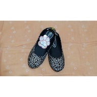 Black Panda Flat shoes
