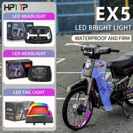 EX5 LED HEADLAMP TAIL LAMPU PNP WITH LIGHT STRIP HEADLIGHT SIGNAL TURN LIGHT HONDA EX5 DREAM MOTORCY