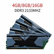 Used 16GB 8GB 4GB DDR3 2133MHz KHX21C11T2K2/8X Desktop RAM Memory For HyperX Predator