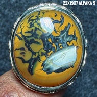 Agate Ring Coralnatural (Natural Original)