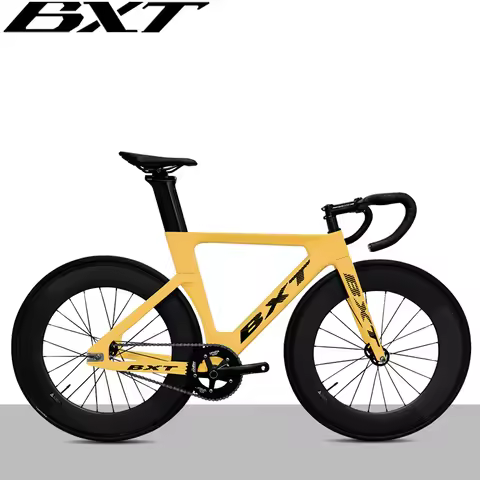 BXT Carbon Fiber Fixed Gear Bike 700C Single Speed Track Fixie Bicycle Carbon Frameset Carbon Fork a