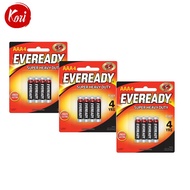 Bundle of Eveready AAA ×4 Super Heavy Duty Battery AAA(3A) 1212 Battery