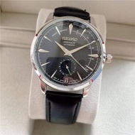 นาฬิกา Seiko แท้ญี่ปุ่นสำหรับผู้ชายกล่องของขวัญนาฬิกาหนังลำลองมีปฏิทินสายนาฬิกาโลหะ