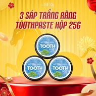 [3 boxes of 25g] ToothPaste wax ToothPaste 25g Supports bright white teeth