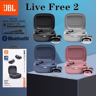 Jbl Live Free 2 Tws True Wireless Bluetooth Earphones In-ear Handsfree Sports Earbuds with Mic Bass