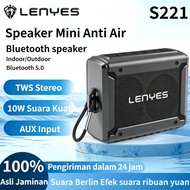 [100% Asli] LENYES S221 Speaker Nirkabel Mini Portabel Bluetooth 5.0 Kotak Musik TWS Mendukung Memor