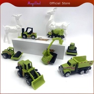 MagiDeal 6 Pieces Kids Farm Toys Realistic Tractor Toys Forklift Roller Dump Truck Tractor Excavator