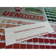 STICKER JS RACING GT WING JENIS C (PANJANG 6 INCI)