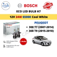 BOSCH Eco H7 LED Headlamp Bulb Cool White (2pcs) 12V 24W for Peugeot 308 T7 (2007-2014) / 308 T9 (20