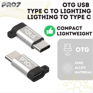 PRO77 Type-C to Lightning Converter Adapter Connection | Charging Cable Connector Original