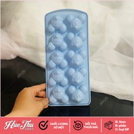 Jelly mold, Mickey Mouse ice tray filled with 3D and 4D jelly