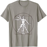 Men's cotton T-shirt Vitruvian Man - Guitar Music Player T-Shirt Fast Shipping 4XL , 5XL , 6XL