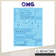 G-Rework RG OO Qant Full Saber Water Decal CD-RG21-FS 00 Qant Decal Sticker Gundam Plamo OMG