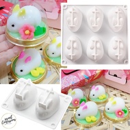 Rabbit mooncake mould bunny mousse silicone mould agar agar jelly mooncake mold