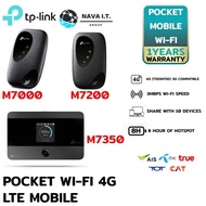 👍น่าซื้อ COINSคืน15%⚡SQGNWTYF⚡ TP-LINK M7000 M7200 M7350 POCKET WIFI พกพาไปได้ทุกที่ 4G LTE MOBILE W