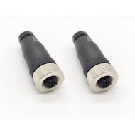 M12 Socket Connector type straight 4 pin female Connector SA26